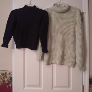Lot of 2 Valerie Stevens and Forever 21 Girls Sweaters